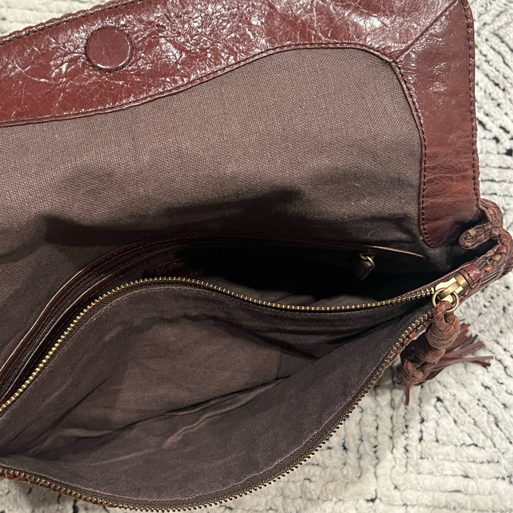 RARE Vintage Cole Hann Woven Leather Clutch - Picture 11 of 14